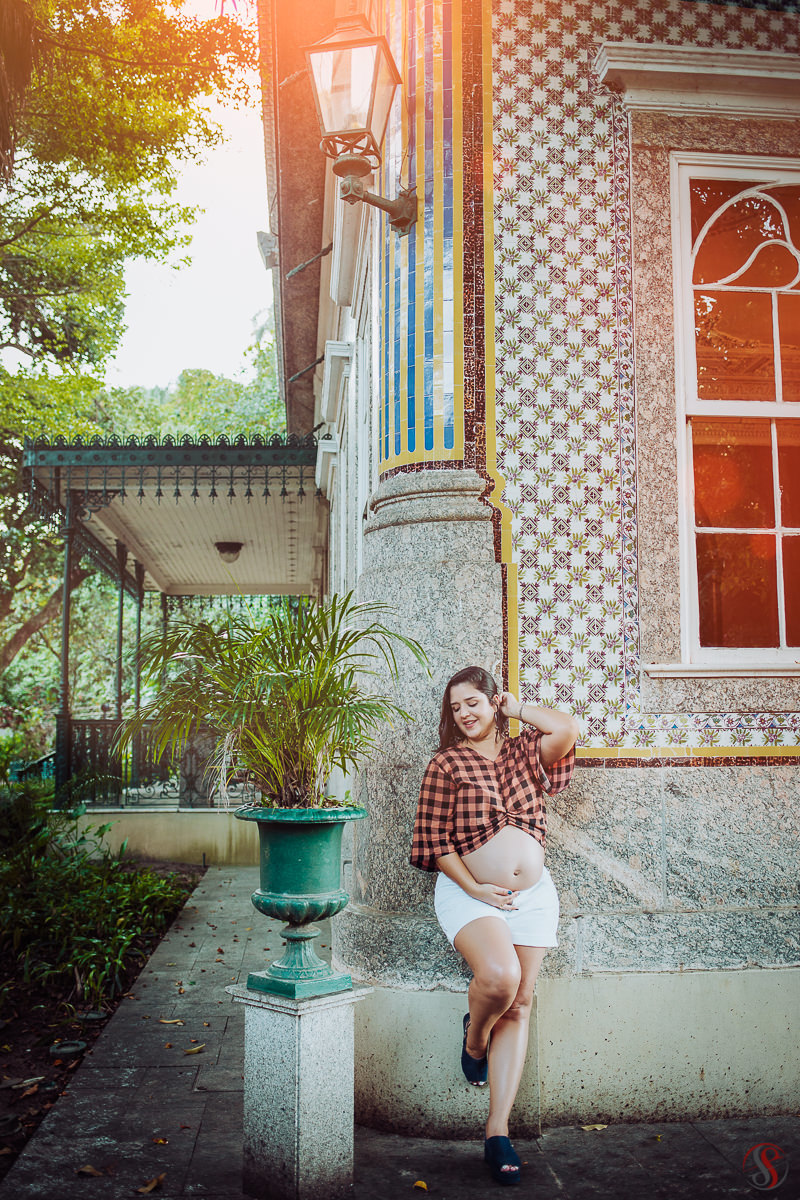 Ensaio de Gestante no Palacete Bartholdy Niterói