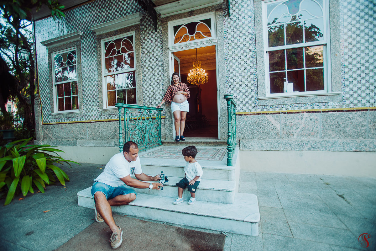 Ensaio de Gestante no Solar do Jambeiro em Niterói
