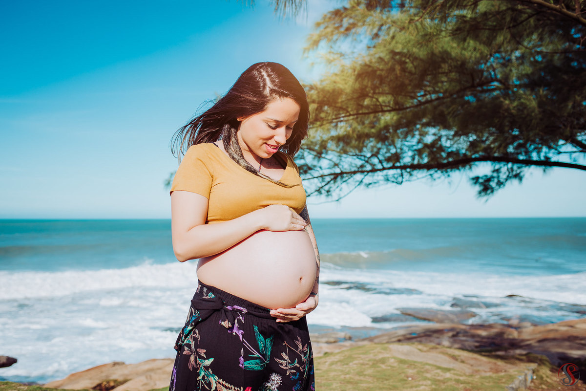 Ensaio de Gestante na Praia de Saquarema - RJ