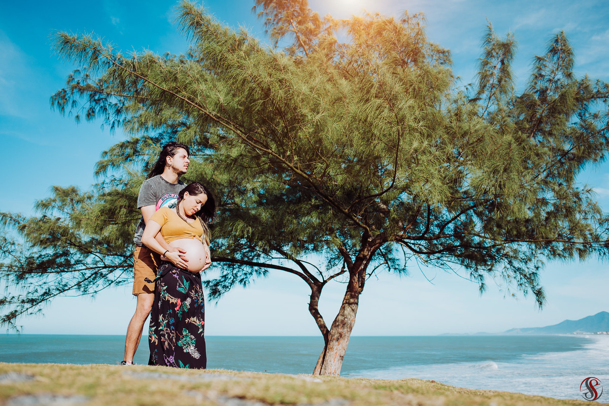 Ensaio de Gestante na Praia de Saquarema - RJ