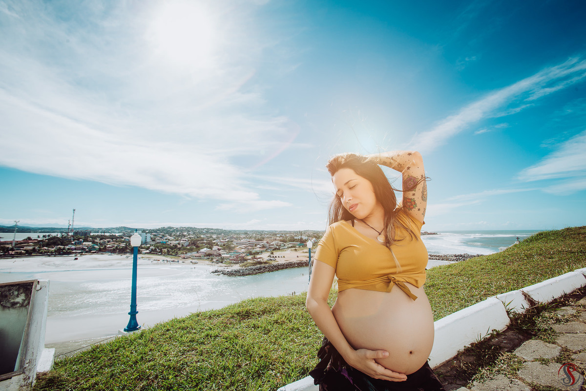 Ensaio de Grávida em Saquarema - RJ