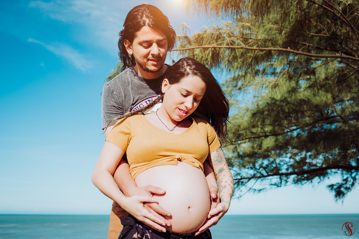 Ensaio de Gestante na Praia de Saquarema - RJ
