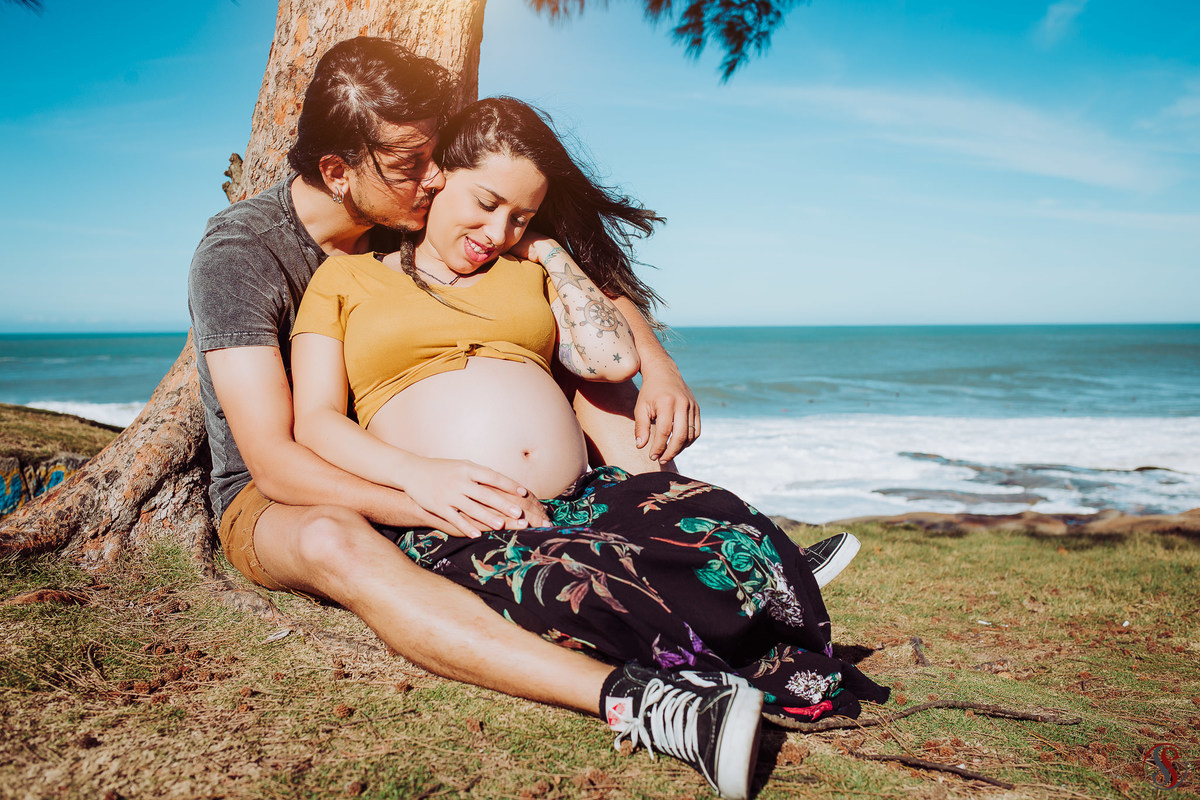 Ensaio de Gestante na Praia de Saquarema - RJ