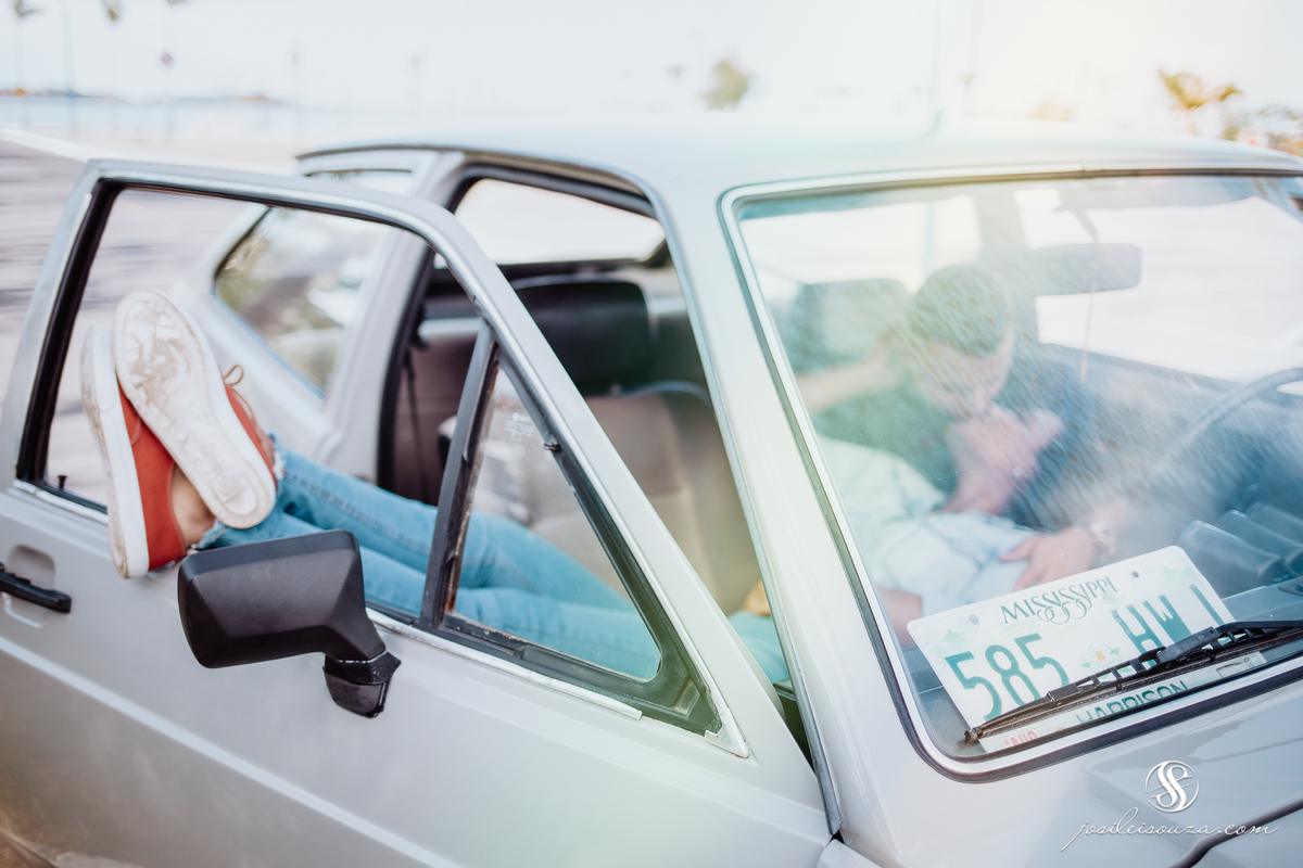 Ensaio de Casal com Carro