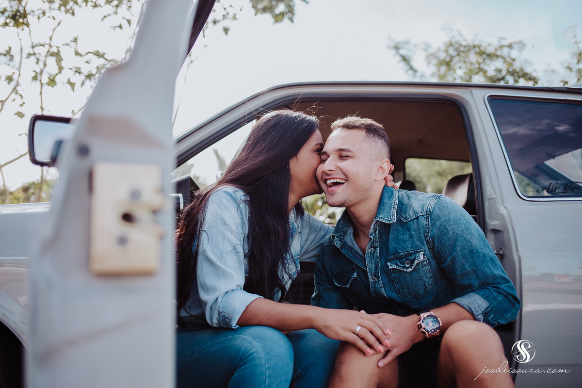 Ensaio de Casal com Gol Quadrado