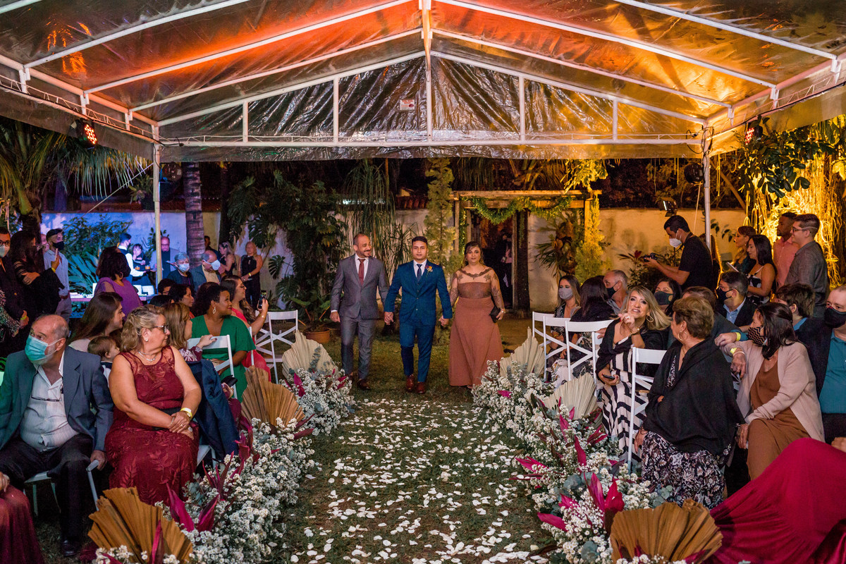 Casamento ao ar livre em Niterói