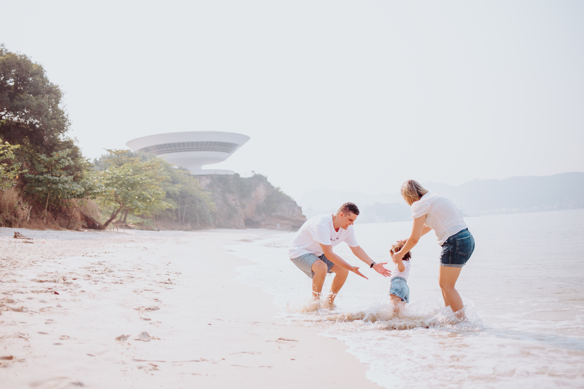 Ensaio Família no MAC em Niterói