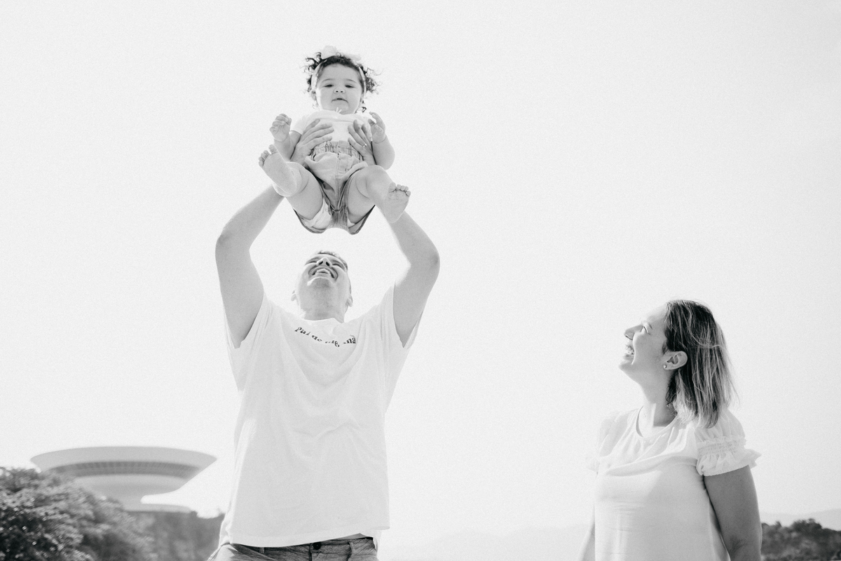 Ensaio Família no MAC em Niterói