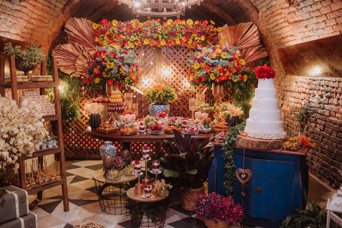 Decoração de Casamento no Restaurante Dimattoni