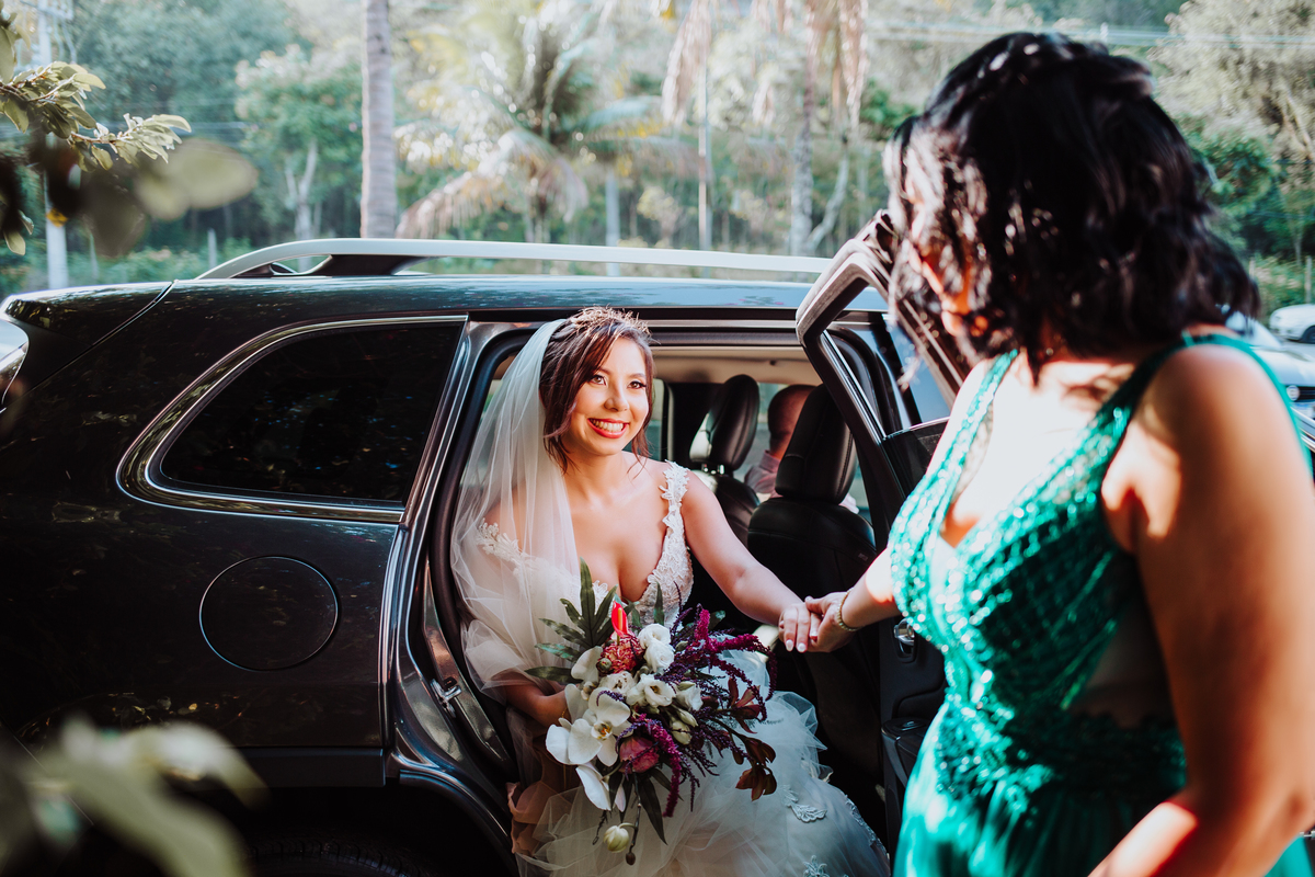 Noiva no Carro em Niterói