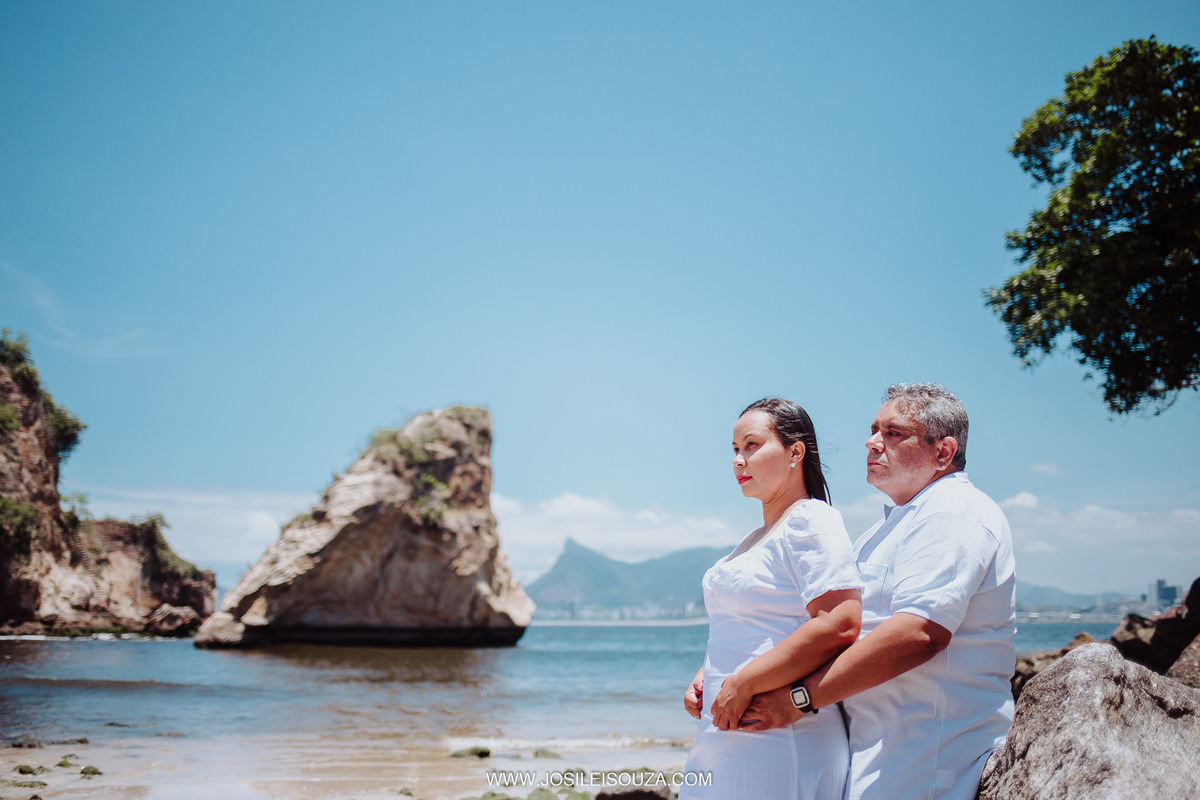 Ensaio Pré Casamento na Praia de Boa Viagem em Niterói - RJ