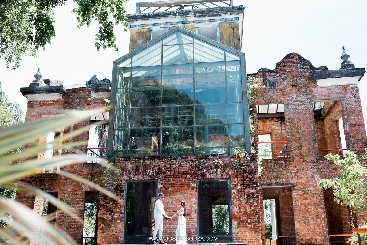 Ensaio de Casal no Parque das Ruínas