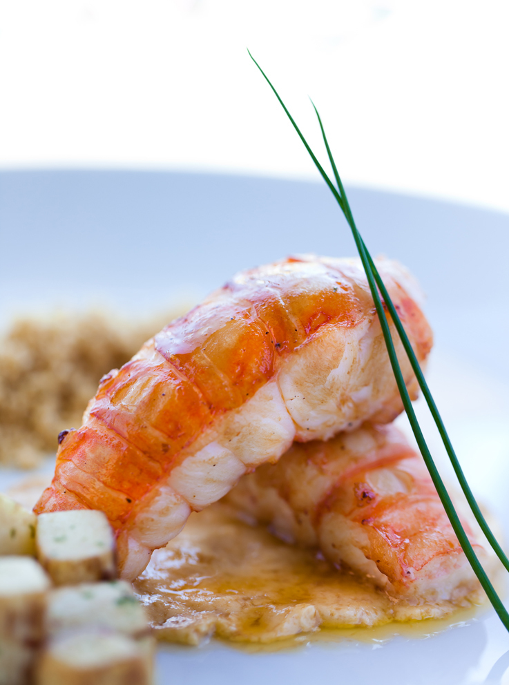 Prato de lagosta fotografado pelo fotógrafo de gastronomia Romero Cruz