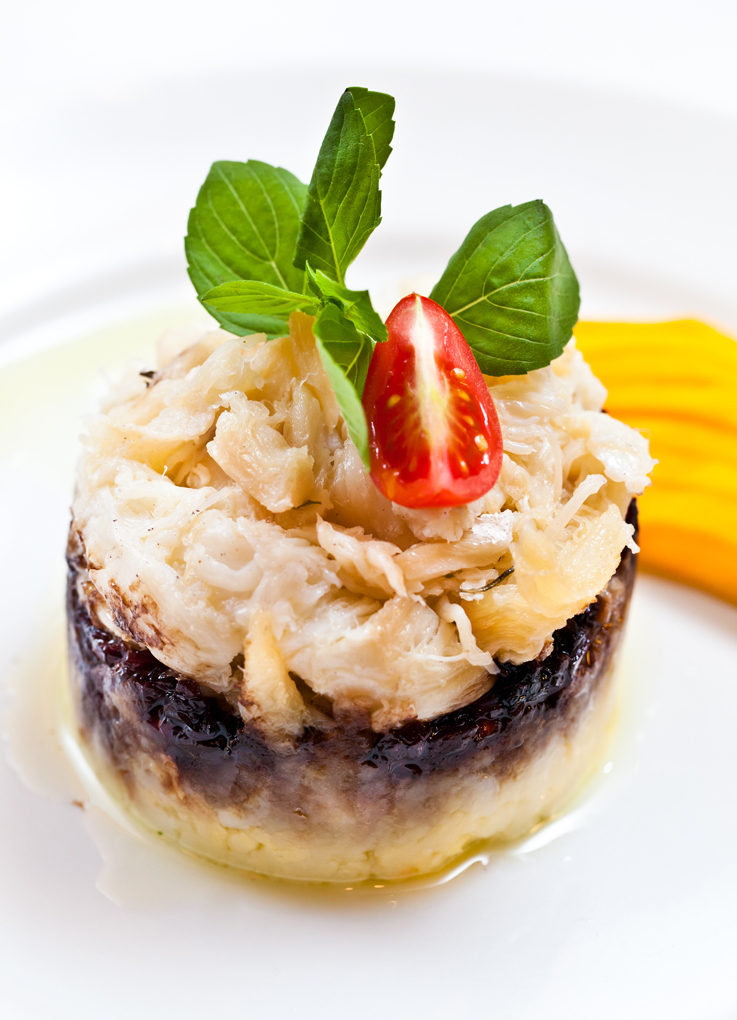 Delicioso prato de bacalhau na fotografia do fotógrafo de gastronomia Romero Cruz