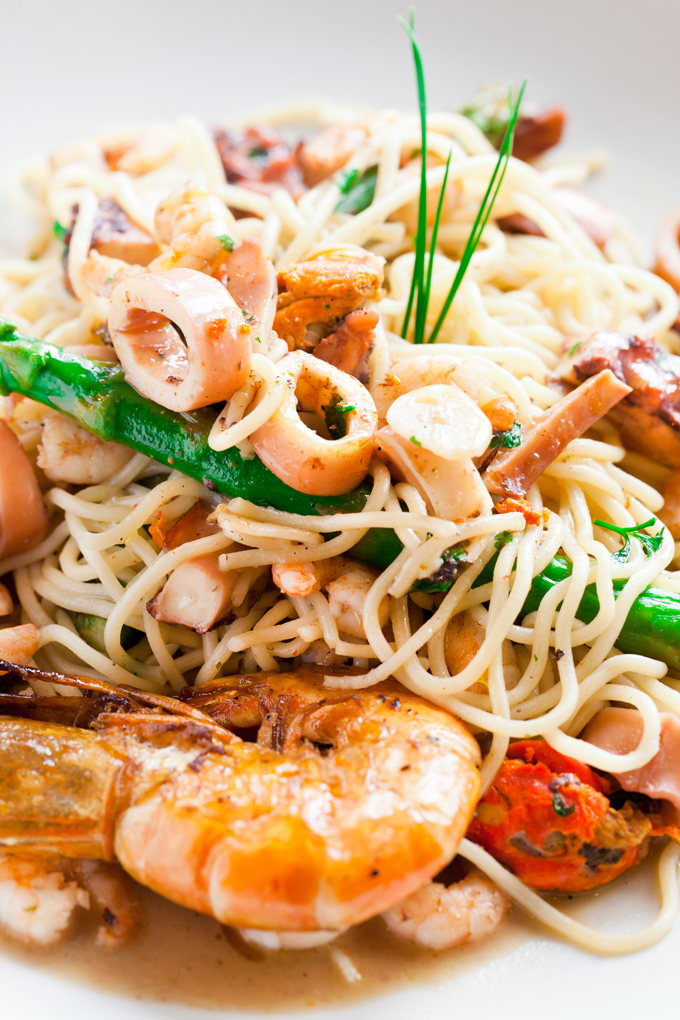 Delicio prato italiano na fotografia do fotógrafo de gastronomia Romero Cruz