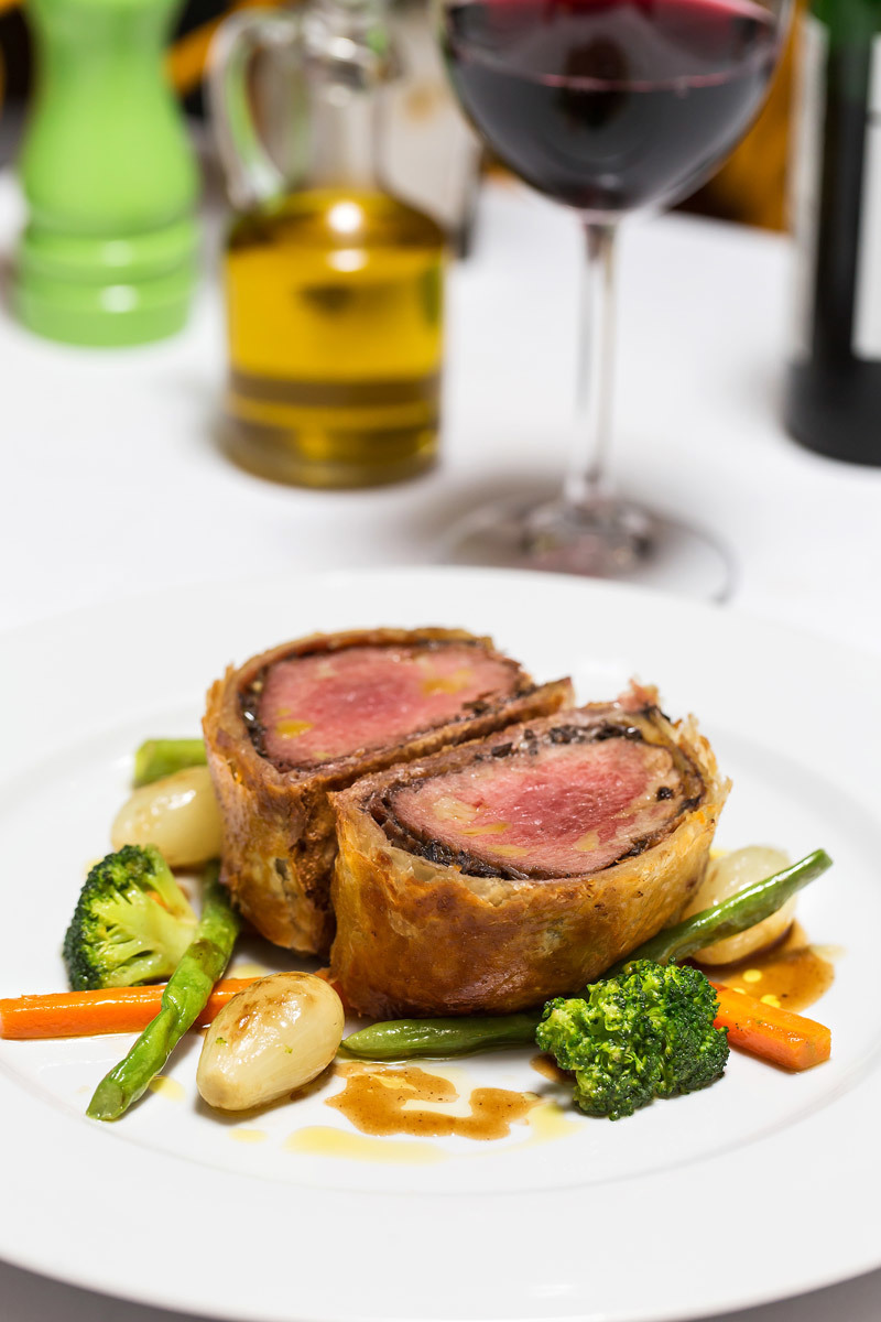 Delicioso Filé Wellington fotografado pelo fotógrafo Romero Cruz