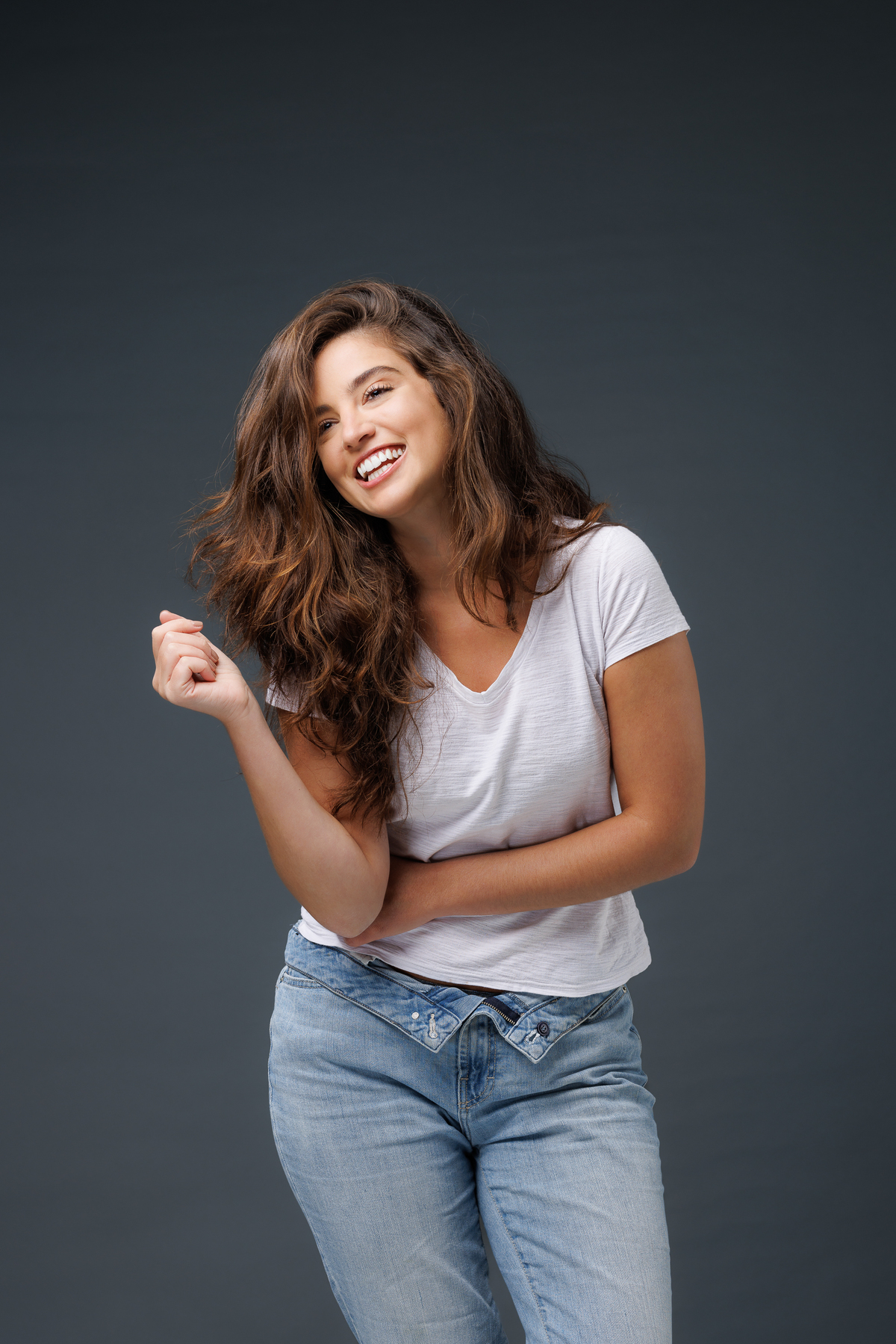 Romero Cruz fotografou a modelo e atriz Luisa Ferrari em seu estúdio em São Paulo