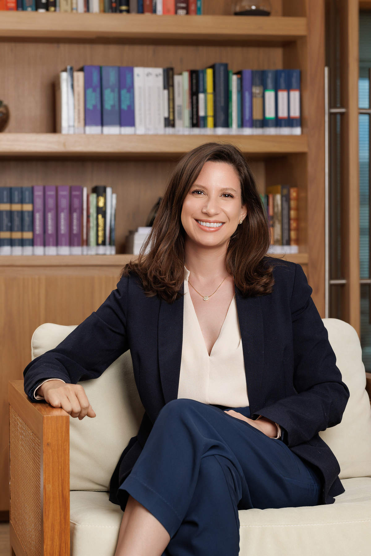 Retrato da advogada Fabiana de Cerqueira Leite, sócia da Eleonora Coelho Advogados 