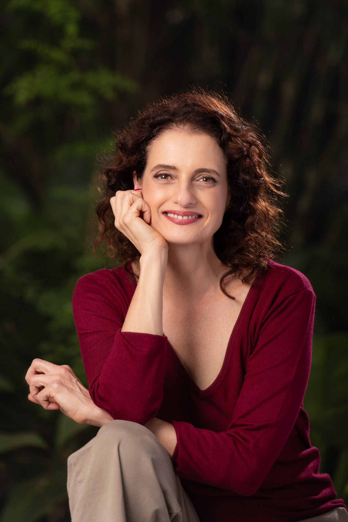 Retrato da atriz Denise Fraga pelas lentes do fotógrafo Romero Cruz