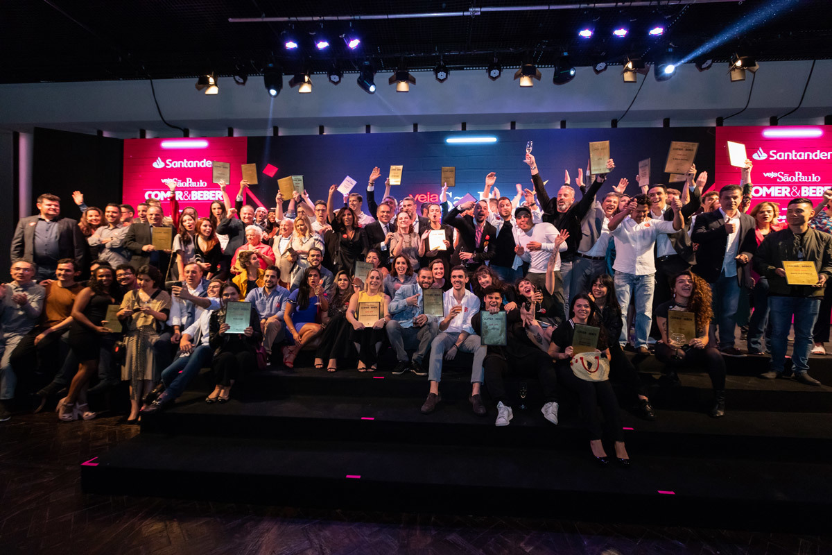 Romero Cruz fotógrafo profissional na cobertura do evento de premiação da Veja Comer & Beber de São Paulo