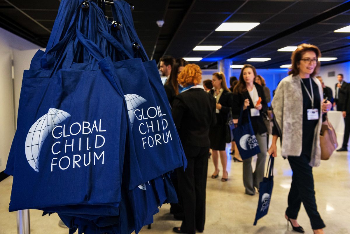 Bastidores do evento Global Child Forum em São Paulo-SP na fotografia de Romero Cruz