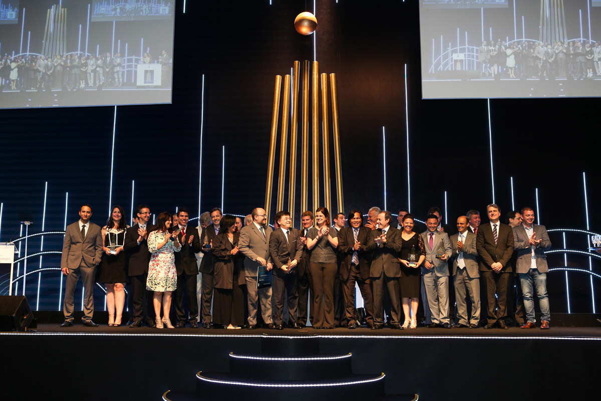 Evento de premiação da GS1 Brasil fotografado pelo fotógrafo Romero Cruz