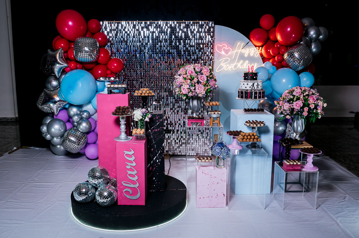 Clara 16 anos, festa , aniversário, Patos de Minas -MG