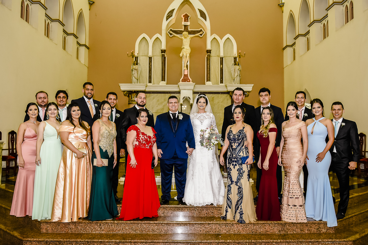 Casamento Jéssica e Rodrigo, Patos de Minas-MG, Igreja Matriz de Santo Antônio, Wellington Guimarães Fotógrafo
