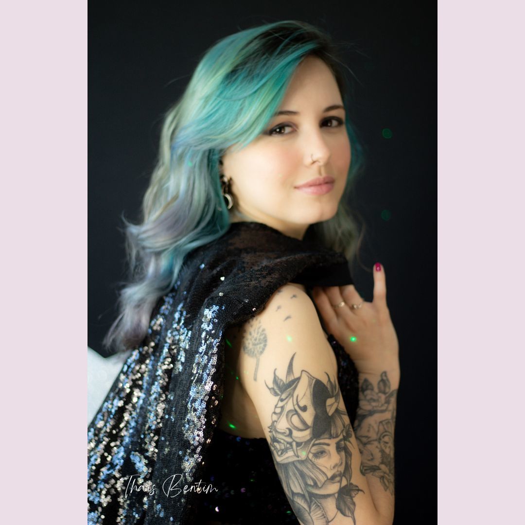 Ensaio Aniversário 
Discoteca, paetê