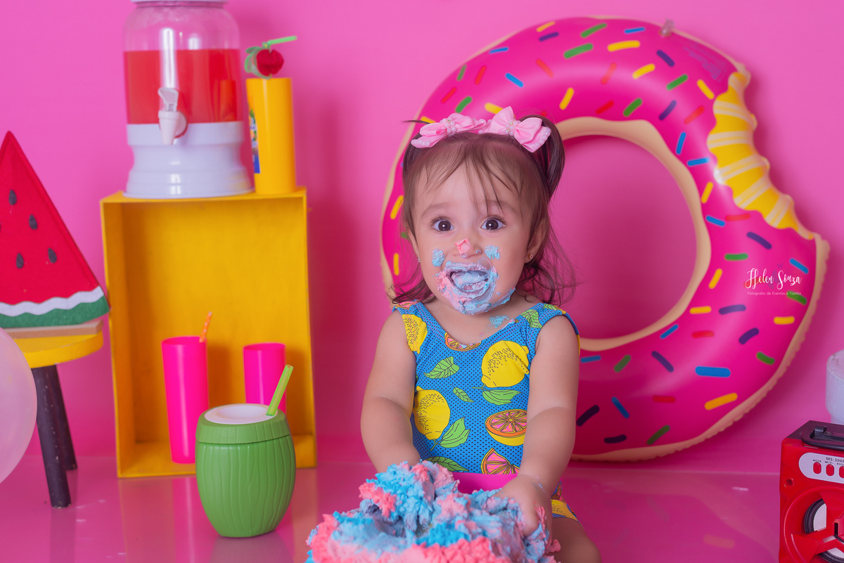 hora de comer o bolo
