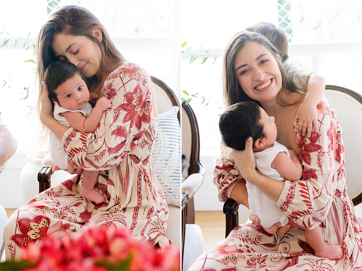 Ensaio Newborn Natural e afetivo com a mãe