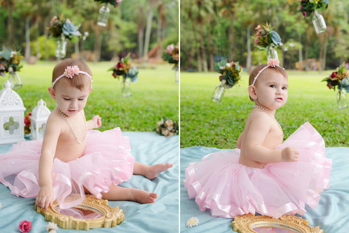 Ensaio de 1 ano smash the cake no Parque