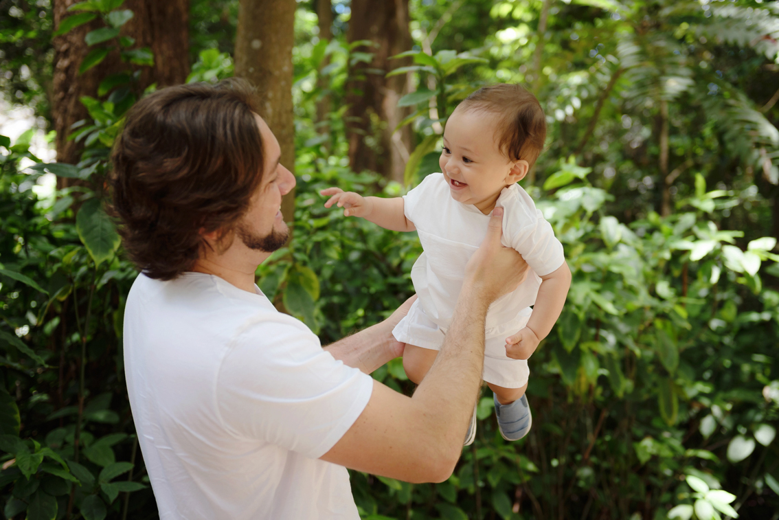 Ensaio infantil com a familia no parque