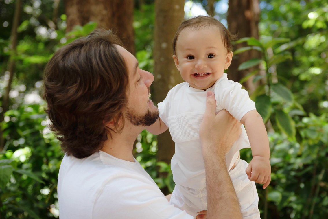Ensaio infantil com a familia no parque
