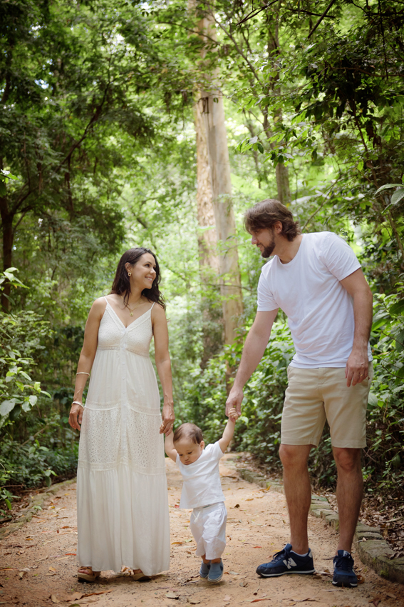 Ensaio infantil com a familia no parque
