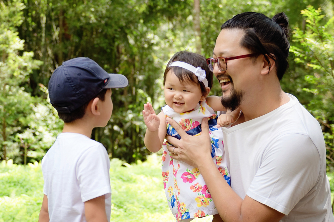 ensaio infantil de fotos com a familia