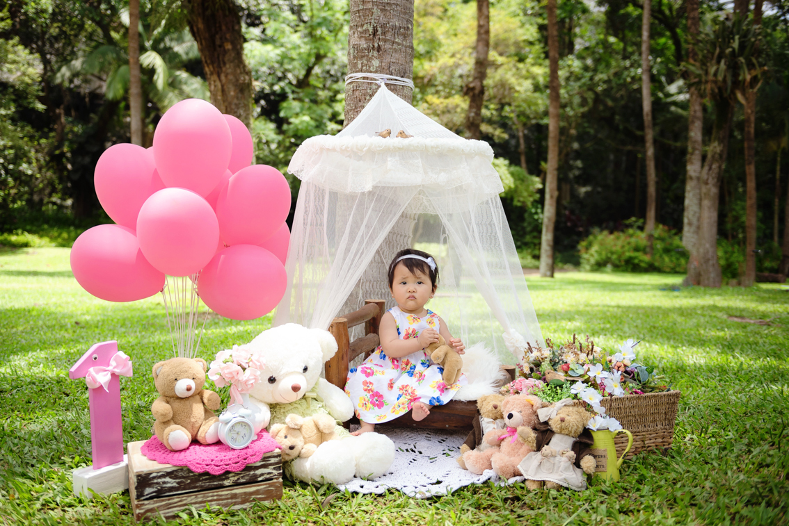 ensaio infantil com o tema princesa no parque Burle Marx