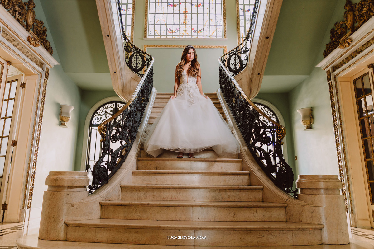 Ensaio no palácio dos Cedros em São paulo