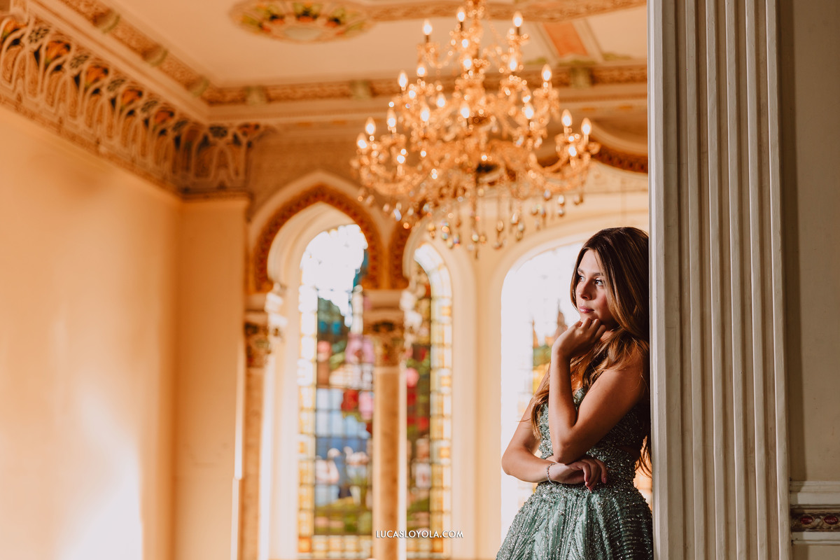 Ensaio no palácio dos Cedros em São paulo