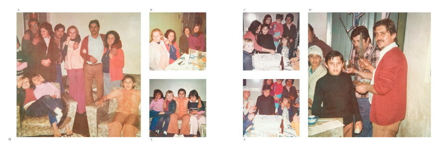 álbum de família fotos coloridas dos anos 70