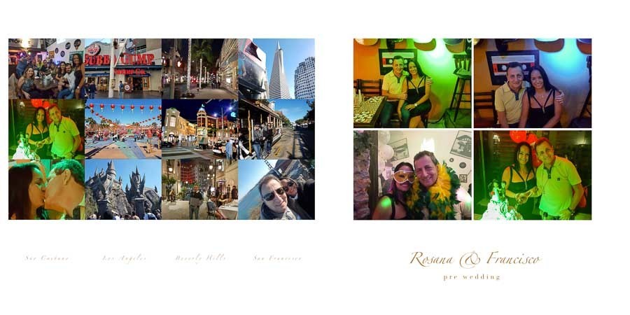 album de casamento pre wedding em Santo Andre SP pagina de abertura