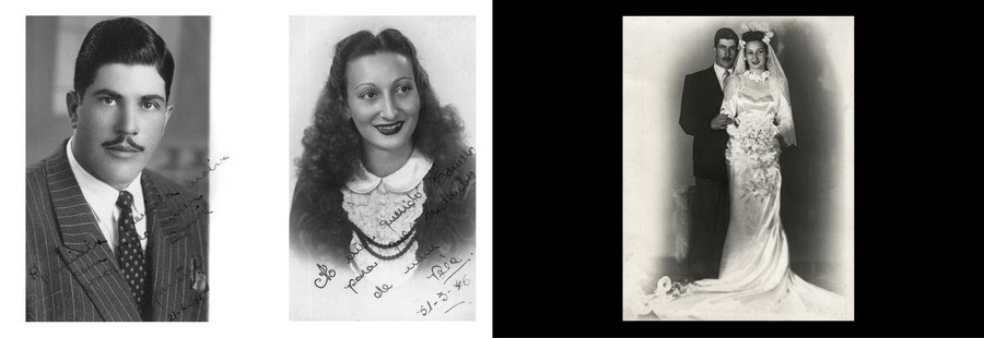 álbum com fotos restauradas do casamento preto e branco