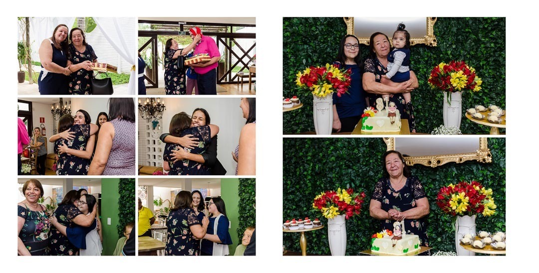  album de aniversario da maria paginas com abracos dos parentes