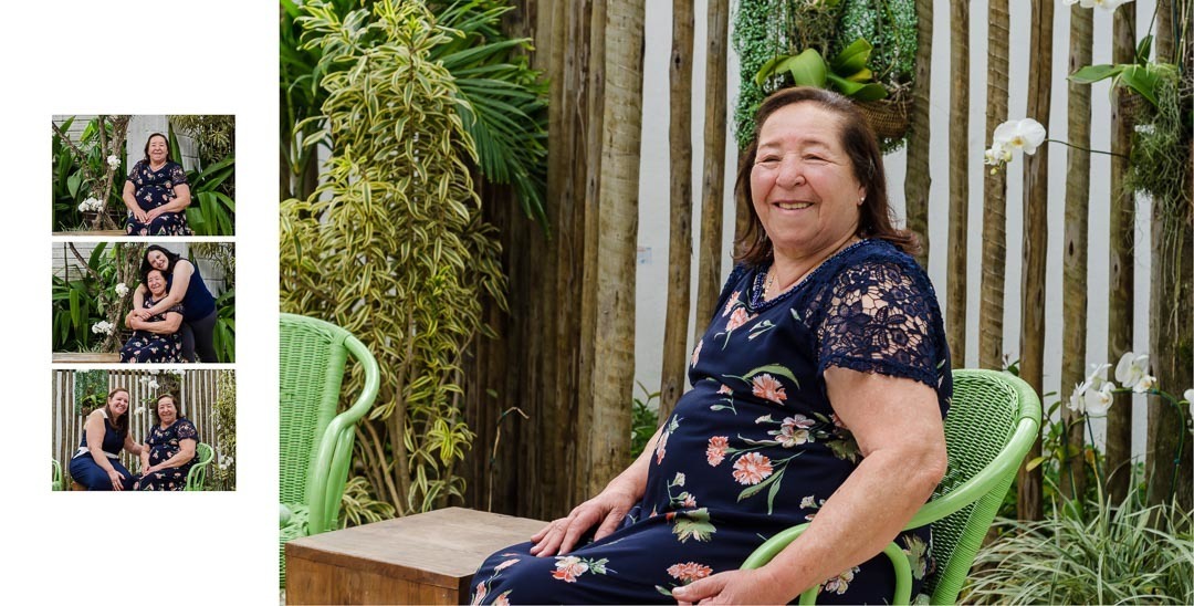 foto de pagina inteira da maria em seu album de aniversario de 81 anos