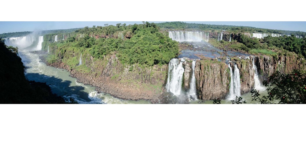 album de fotos de viagem foz do iguacu pagina com foto panoramica das cataratas