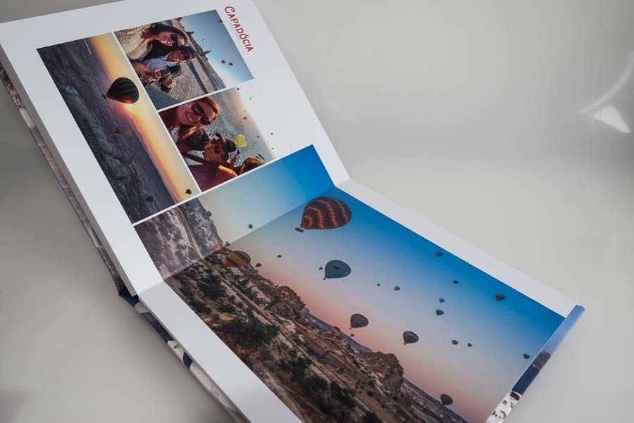 album de viagem pagina da regiao ca capadocia na turquia album de fotos Vilma Mario Mundo por Clovis Augusto com a marca Mundareu Albuns Santo Andre SP 