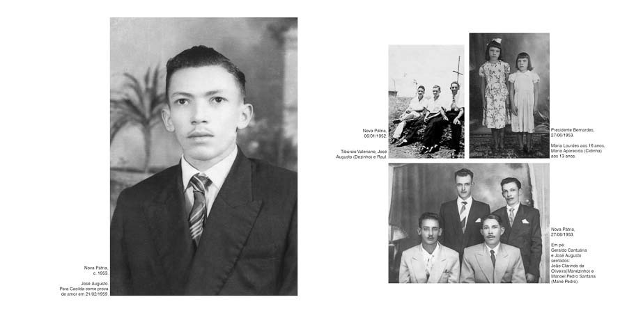 paginas do album de fotos bons tempos, retratos restaurados, São Paulo, SP, Capa de couro, gravação laser, fotos restauradas, lamina, por Clovis Augusto