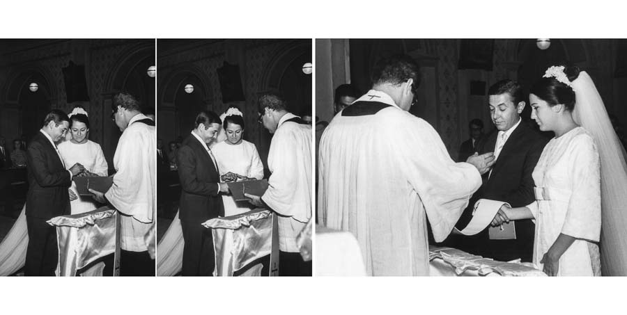 paginas com a troca de aliaças na igreja album de casamento em preto e branco bia e jehud por clovis augusto mundareu albuns