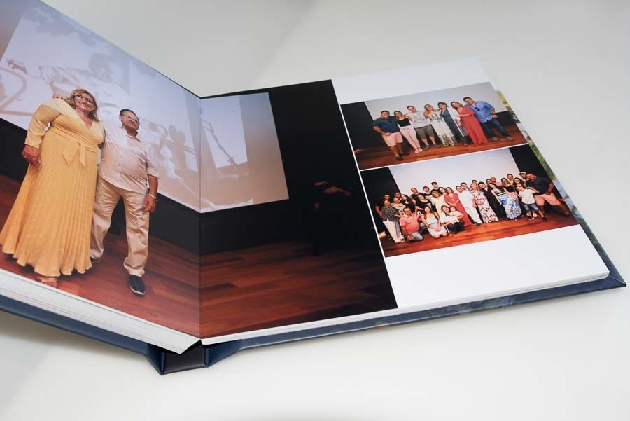 capa do album de fotos na fazenda bodas de ouro aida e Joao sao paulo, SP album papel linho por clovis augusto mundareu albuns