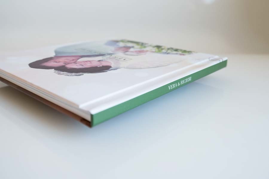 lombada da capa do album de vera e ricieri santo andre, SP album de fotos restauradas coloridas e pb   por clovis augusto mundareu albuns